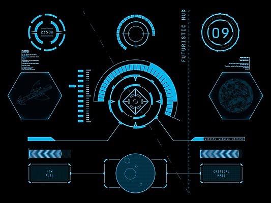 EPS 해외이미지 일러스트 사람없음 디지털 인포그래픽 사이버 UI 인터페이스 해외202004 SF 해외일러스트 파일형식 벡터 이미지허브