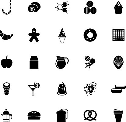 EPS 해외이미지 음식 과일 일러스트 포도 아이스크림 사탕 세트 픽토그램 파티 케이크 주스 카페 빵집 우유 도넛 사과 설탕 컵케이크 심볼 사인 반죽 머핀 꿀 마카롱 타르트 페스츄리 브레첼 해외202004 해외일러스트 음료 빵 디저트 유제품 이벤트 상점 파이_빵 파일형식 벡터 이미지허브