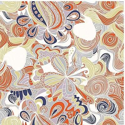 EPS 해외이미지 파도 백그라운드 패턴 일러스트 벽지 추상 미술 장식 흐름 화려 얽힘 낙서 그림 질감 윤곽 펑키 손그림 공상 핸드메이드 해외202004 해외일러스트 바다 컨셉 무늬 문화예술 파일형식 벡터 이미지허브