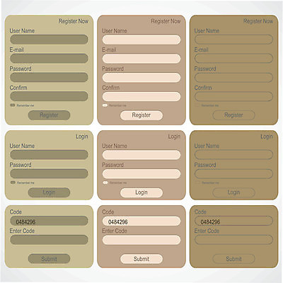 EPS 해외이미지 템플릿 디자인 인터넷 일러스트 텍스트 프레임 경사 빛 라벨 웹 공백 바 황금 이메일 선택 암호 땅 심볼 사인 메뉴 서식 페이지 광택 클릭 네비게이션 로그인 엘리먼트 인터페이스 해외202004 해외일러스트 컨셉 파일형식 벡터 이미지허브