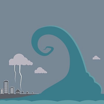 EPS 해외이미지 구름 디자인 파도 백그라운드 일러스트 주택 미술 건물 그래픽 빛 환경 도시 플랫 번개 무서움 만화 스케치 홍수 그림 폭풍 거인 쓰나미 재앙 해일 헬프 해외202004 해외일러스트 자연요소 건축물 감정 바다 날씨 문화예술 도움 자연재해 파일형식 벡터 이미지허브