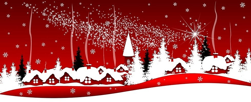 EPS 해외이미지 배너 실루엣 별 크리스마스 겨울 일러스트 하늘 휴가 새해 주택 풍경 빨간색 빛 크리스마스트리 마을 흰색 야간 만화 장면 해외202004 해외일러스트 자연요소 계절 기념일 컬러 촬영기법 건물 파일형식 벡터 이미지허브