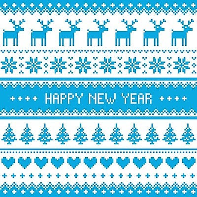 EPS 해외이미지 디자인 하늘색 겨울 패턴 일러스트 눈꽃 사람없음 크리스마스트리 루돌프 하트 뜨개질 픽셀 해외202004 해외일러스트 모양 계절 크리스마스 무늬 사슴 눈_날씨 취미 파란색 파일형식 벡터 이미지허브