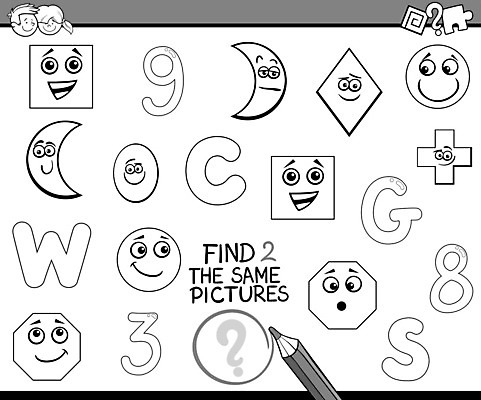 EPS 해외이미지 캐릭터 디자인 응시 교육 어린이 일러스트 흑백 취미 그래픽 책 유치원 게임 쌍 퍼즐 어플리케이션 만화 검색 준비 그림 페이지 발견 똑같은 색칠공부 해외202004 해외일러스트 일러캐릭터 시선 놀이 촬영기법 사람 학습 색칠 파일형식 벡터 이미지허브