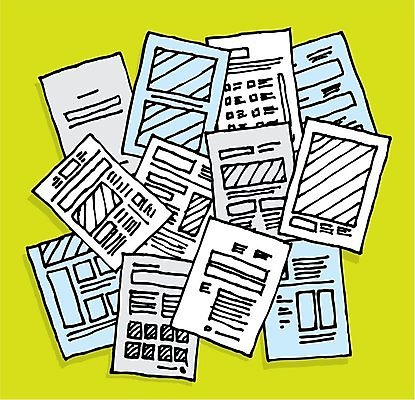 EPS 해외이미지 컨셉 일러스트 설계 아이디어 자료 신문 계획 스케치 보고서 페이지 혼란 해외202004 해외일러스트 미술 간행물 뉴스 파일형식 벡터 이미지허브