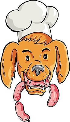 EPS 해외이미지 줄 음식 일러스트 잉크 요리 그래픽 머리 요리사 소시지 개 만화 스케치 그림 손그림 송곳니 제빵사 초리조 캐리커처 핸드메이드 해외202004 해외일러스트 직업 포유류 미술 신체부위 가공식품 치아 파일형식 벡터 이미지허브