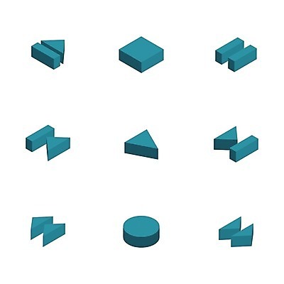 EPS 해외이미지 음악 일러스트 사람없음 세트 정지 입체 청록색 재생 일시정지 아이소메트릭 빨리감기 인터페이스 제어 플레이 플레이어 중지_중단 해외일러스트 컬러 모션 문화예술 파일형식 벡터 이미지허브