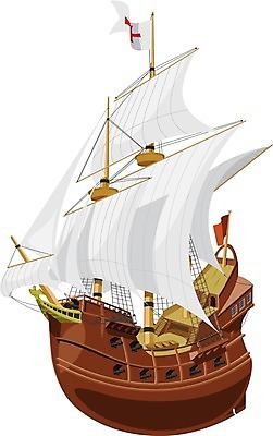 EPS 해외이미지 옷 일러스트 항해 목재 총 골동품 흰색 보트 중세 만화 갑판 흰배경 그림 함선 범선 군함 돛대 고립 해외202004 해외일러스트 나무 무기 컬러 백그라운드 배_교통 재료 역사 해군 파일형식 벡터 이미지허브