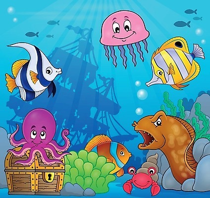 EPS 해외이미지 동물 바다 일러스트 부분 자연 그림자 어류 미술 물 빛 머리 바닷속 수중 게 바위 장어 지느러미 문어 촉수 서식지 해파리 보물 궤 동물상 소금물 조난 해외202004 해외일러스트 자연요소 문화예술 연체동물 갑각류 신체부위 조형물 수중동물 돌_바위 자포동물 생태계 파일형식 벡터 이미지허브