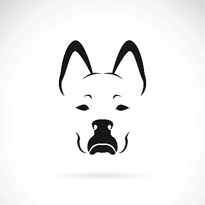 EPS 해외이미지 일러스트 사람없음 반려동물 검은색 흰색 개 강아지 불독 해외202004 해외일러스트 동물 컬러 포유류 파일형식 벡터 이미지허브