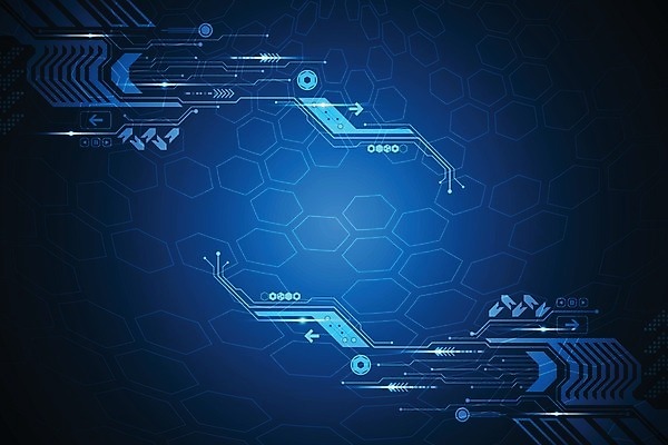 EPS 해외이미지 디자인 컨셉 일러스트 추상 미래 사람없음 그래픽 파란색 디지털 해외202004 해외일러스트 컬러 무늬 파일형식 벡터 이미지허브