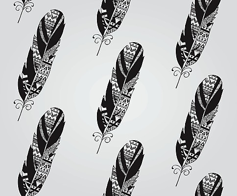 EPS 해외이미지 백그라운드 패턴 일러스트 사람없음 검은색 깃털 스타일 해외202004 해외일러스트 컬러 무늬 파일형식 벡터 이미지허브