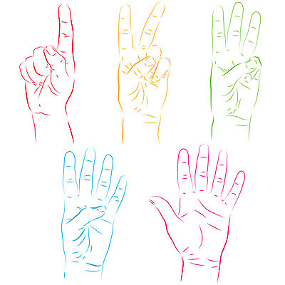 EPS 해외이미지 1 손 2 일러스트 표시 3 손짓 신체부위 세트 4 6 라인아트 5 해외202004 해외일러스트 선 모션 사람 숫자 파일형식 벡터 이미지허브