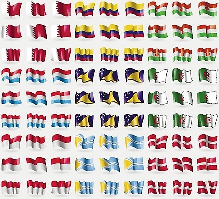 EPS 해외이미지 디자인 문화 상징 일러스트 휴가 직물 콜롬비아 심볼 지역 니제르 룩셈부르크 모나코 바레인 알제리 전국 해외202004 해외일러스트 유럽 중동 아프리카 남아메리카 서유럽 파일형식 벡터 이미지허브