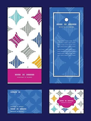 EPS 해외이미지 디자인 배너 패턴 일러스트 프레임 사람없음 파란색 세트 다이아몬드 마름모 스타일 해외202004 해외일러스트 도형 컬러 무늬 보석 파일형식 벡터 이미지허브