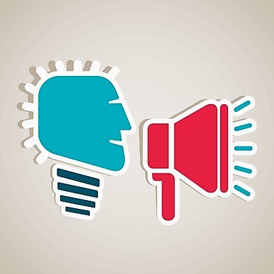 EPS 해외이미지 직업 남자 분홍색 컨셉 일러스트 비즈니스 전구 사업가 통신 상상 추상 아이디어 창조 사람 파란색 판매 확성기 소리 외침 발표 메시지 대표 만화 심볼 경영자 심플 비명 해외202004 해외일러스트 컬러 무늬 리더 파일형식 벡터 이미지허브