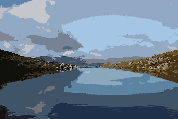 EPS 해외이미지 구름 공원 일러스트 자연 하늘 웨일즈 산 풍경 초록색 파란색 언덕 장면 내추럴 전국 스노도니아 해외202004 해외일러스트 자연요소 공공시설 컬러 영국 생태계 파일형식 벡터 이미지허브