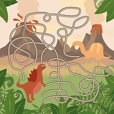 EPS 해외이미지 동물 캐릭터 학생 디자인 배너 교육 길 어린이 모래 일러스트 놀이 도전 게임 용 아기 퍼즐 연결 만화 뇌 공룡 도마뱀 미로 해결 방법 해외202004 해외일러스트 일러캐릭터 파충류 사람 파일형식 벡터 이미지허브