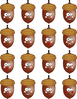 EPS 해외이미지 클립아트 음식 밭 일러스트 자연 휴가 미소 그래픽 장식 수확 가을 표현 만화 도토리 10월 고립 스크랩북 해외202004 해외일러스트 계절 농업 표정 견과류 날짜 생태계 파일형식 벡터 이미지허브