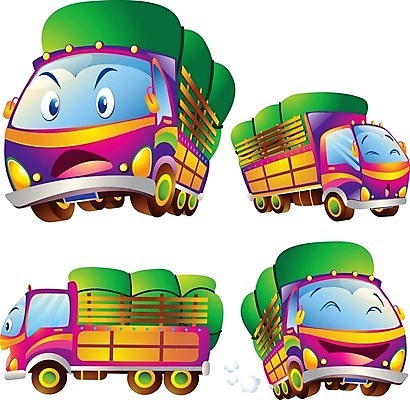EPS 해외이미지 행복 감정 산업 일러스트 교통시설 모션 자동차 초록색 장난감 달리기 운전 트럭 화물 흰색 만화 승합차 상업 짐차 트레일러 고립 심각 자동 해외202004 해외일러스트 육상교통 컬러 교통 컨셉 승용차 운송업 시설 파일형식 벡터 이미지허브