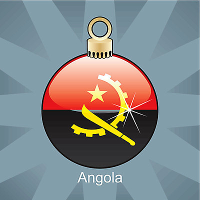 EPS 해외이미지 크리스마스 겨울 일러스트 전구 아프리카 휴가 선물 깃발 심볼 사인 앙골라 전국 해외202004 해외일러스트 계절 기념일 나라 파일형식 벡터 이미지허브