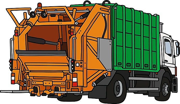 EPS 해외이미지 오렌지 일러스트 자동차 거리 초록색 카트 쓰레기통 흰색 도시 쓰레기 만화 승합차 먼지 짐차 타운 모터 재 해외202004 해외일러스트 육상교통 컬러 과일 승용차 파일형식 벡터 이미지허브