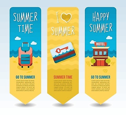 EPS 해외이미지 배너 세로배너 일러스트 호텔 해변 사람없음 파란색 노란색 캐리어 하트 숙박업 숙박 카드키 배너세트 해외202004 해외일러스트 모양 산업 바다 컬러 숙소 열쇠 세로 세트 여행가방 파일형식 벡터 이미지허브