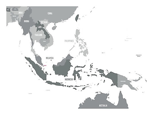 EPS 해외이미지 아시아 바다 분홍색 섬 백그라운드 지도 일러스트 비즈니스 동양인 빛 회색 도시 땅 인도인 흔적 그림 윤곽 영토 태평양 타운 동쪽 싱가폴 공화국 미니 지리 강조 해외202004 해외일러스트 외국인 나라 컬러 인종 방향 파일형식 벡터 이미지허브