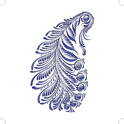 EPS 해외이미지 식물 디자인 꽃 백그라운드 잎 일러스트 수채화 미술 사람없음 파란색 해외202004 해외일러스트 컬러 문화예술 파일형식 벡터 이미지허브