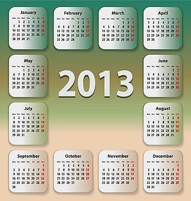 EPS 해외이미지 디자인 백그라운드 겨울 일러스트 휴가 초록색 여름 사무실 다이어리 봄 달력 가을 시간 일주일 날짜 12월 4월 6월 9월 11월 5월 연도 1월 8월 10월 7월 2월 월 엘리먼트 월요일 스타일 해외202004 해외일러스트 계절 컬러 비즈니스 사무용품 요일 파일형식 벡터 이미지허브