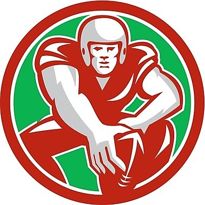 EPS 해외이미지 남자 스포츠 일러스트 그래픽 미식축구 손상 원형 복고 고립 운동가 플레이어 해외202004 해외일러스트 도형 컨셉 사람 구기 파일형식 벡터 이미지허브