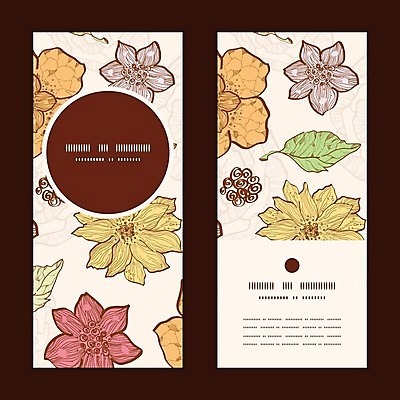 EPS 해외이미지 패턴 일러스트 프레임 세로 세트 공백 원형 신용카드 초대 해외202004 해외일러스트 도형 무늬 금융 파일형식 벡터 이미지허브