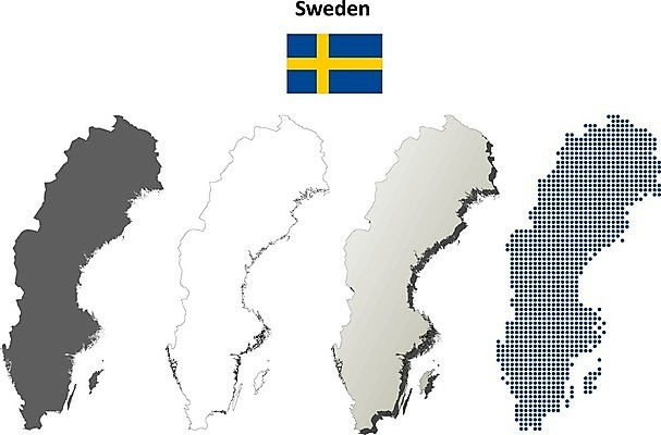 EPS 해외이미지 실루엣 지도 일러스트 스웨덴 공백 경계선 윤곽 영토 모자이크 고립 스칸디나비아 스톡홀름 디테일 해외202004 해외일러스트 선 촬영기법 북유럽 경계 파일형식 벡터 이미지허브