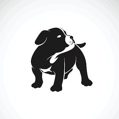 EPS 해외이미지 일러스트 사람없음 반려동물 검은색 흰색 개 강아지 테리어 해외202004 해외일러스트 동물 컬러 포유류 파일형식 벡터 이미지허브