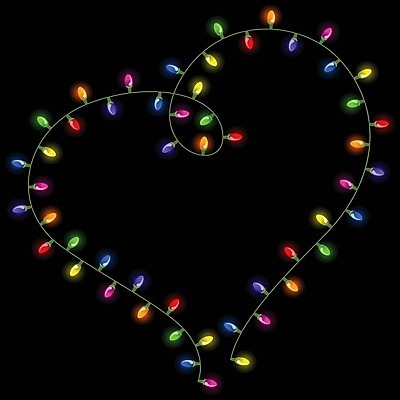 EPS 해외이미지 클립아트 계절 백그라운드 크리스마스 일러스트 휴가 전등 조명 그래픽 장식 하트 축하 12월 만화 빛망울 해외202004 해외일러스트 모양 기념일 컨셉 빛 날짜 파일형식 벡터 이미지허브