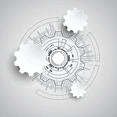 EPS 해외이미지 디자인 일러스트 추상 사람없음 그래픽 디지털 회색 톱니바퀴 해외202004 해외일러스트 컬러 무늬 파일형식 벡터 이미지허브