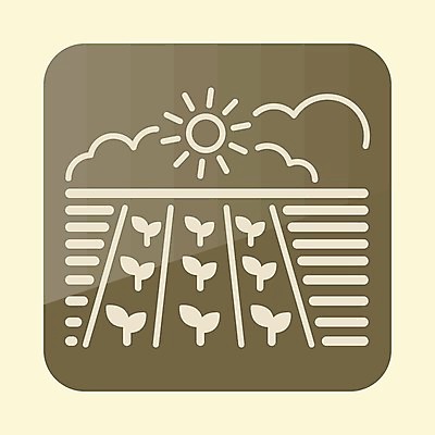 EPS 해외이미지 식물 밭 농업 일러스트 하늘 풍경 초록색 농작물 태양 농장 농경지 환경 정원 흙 수확 성장 시골 내추럴 모종 밭일 해외202004 해외일러스트 자연요소 산업 컬러 파일형식 벡터 이미지허브