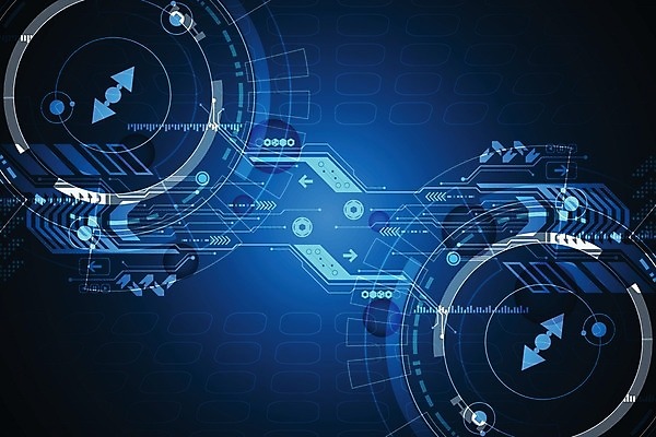 EPS 해외이미지 디자인 컨셉 일러스트 추상 미래 사람없음 그래픽 파란색 디지털 해외202004 해외일러스트 컬러 무늬 파일형식 벡터 이미지허브