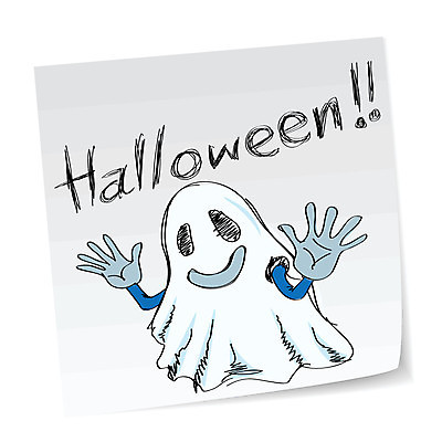 EPS 해외이미지 일러스트 장난 파티 할로윈 흰색 대접 낙서 유령 무서움 만화 스케치 공포 호러 해외202004 해외일러스트 감정 컬러 미술 이벤트 파일형식 벡터 이미지허브