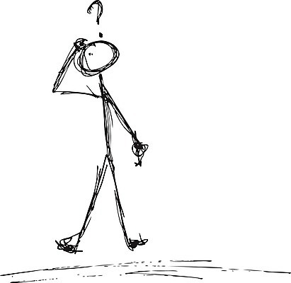 EPS 해외이미지 손 생각 일러스트 연필 펜 거친 낙서 질문 만화 스케치 혼란 해외202004 해외일러스트 컨셉 학용품 미술 신체부위 필기구 파일형식 벡터 이미지허브