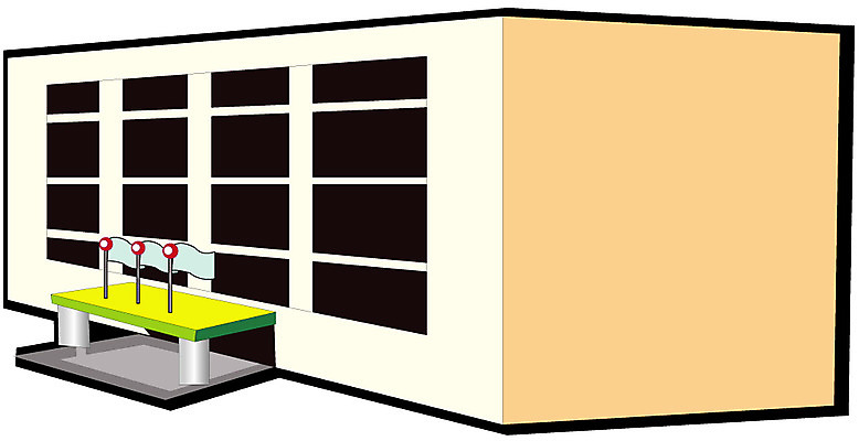 EPS 시설물 공공시설 건축 일러스트 학교 사람없음 건물 사무실 관공서 경찰서 국내일러스트 건축물 교육 비즈니스 경찰 시설 파일형식 벡터