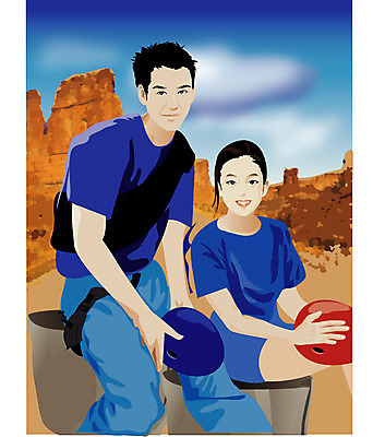 EPS 주간 웰빙 커플 여자 남자 바다 여행 북아메리카 일러스트 레저 휴가 산 사람 취미 야외 두명 관광지 여름휴가 바캉스 미국 등산 애리조나 국내일러스트 자연요소 관계 아메리카 트래킹 파일형식 벡터 여름_계절