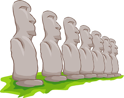 EPS 클립아트 문화 조각 외국문화 유적 일러스트 유적지 사람없음 문화재 미스터리 작품 석상 이스터섬 이스터섬석상 조각_조소 국내일러스트 전통 섬 고건축 미술 예측 칠레 조소 파일형식 벡터