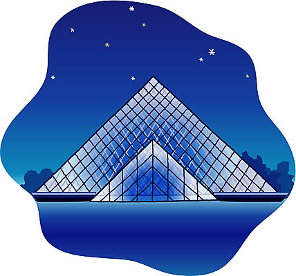 EPS 해외 시설물 현대건축 건축 유럽 외국문화 여행 고건축 야경 일러스트 휴가 조명 사람없음 야외 건물 관광지 일몰 세계문화유산 프랑스 도시 피라미드 이집트문화 파리_프랑스 아프리카건축 공공기관 루브르박물관 시간의밤 조명기기 국내일러스트 건축물 나라 문화 해외건축 이집트 노을 기계 문화재 야간 박물관 랜드마크 파일형식 벡터 풍경_경치