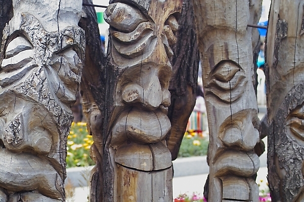 포토 JPG 주간 전통 종교 종교용품 사람없음 야외 무속 무속신앙용품 장승 문지기 국내포토 자연요소 파일형식