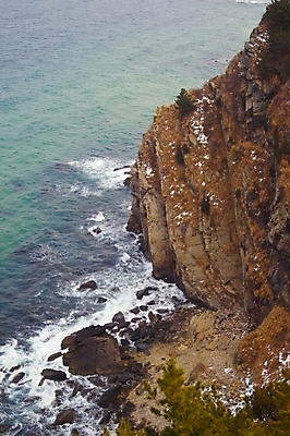 포토 JPG 주간 구름 파도 바다 백그라운드 겨울 자연 하늘 풍경 사람없음 야외 하이앵글 절벽 동해 정동진 국내포토 자연요소 계절 뷰포인트 한국 생태계 강릉 파일형식
