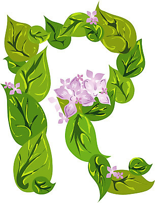 EPS 클립아트 식물 문자 기호 알파벳 영어 꽃 잎 일러스트 봄꽃 글꼴 교과목 자연 나뭇잎 영어교육 사람없음 픽토그램 라일락 R 국내일러스트 교육 봄 생태계 파일형식 벡터