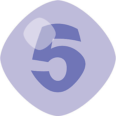 EPS 클립아트 문자 기호 일러스트 글꼴 교과목 사람없음 장식 파란색 픽토그램 숫자 오 그림 5 수학교육 국내일러스트 교육 컬러 수학 파일형식 벡터