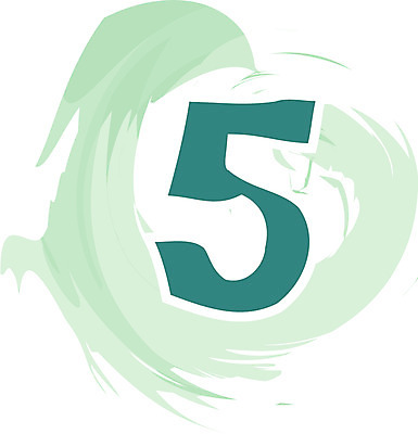 EPS 클립아트 문자 기호 일러스트 글꼴 교과목 사람없음 장식 초록색 픽토그램 숫자 오 그림 5 수학교육 국내일러스트 교육 컬러 수학 파일형식 벡터