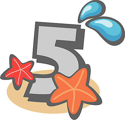 EPS 클립아트 문자 기호 일러스트 글꼴 교과목 불가사리 해변 사람없음 여름 픽토그램 숫자 물방울 오 5 수학교육 국내일러스트 계절 교육 바다 극피동물 수학 파일형식 벡터